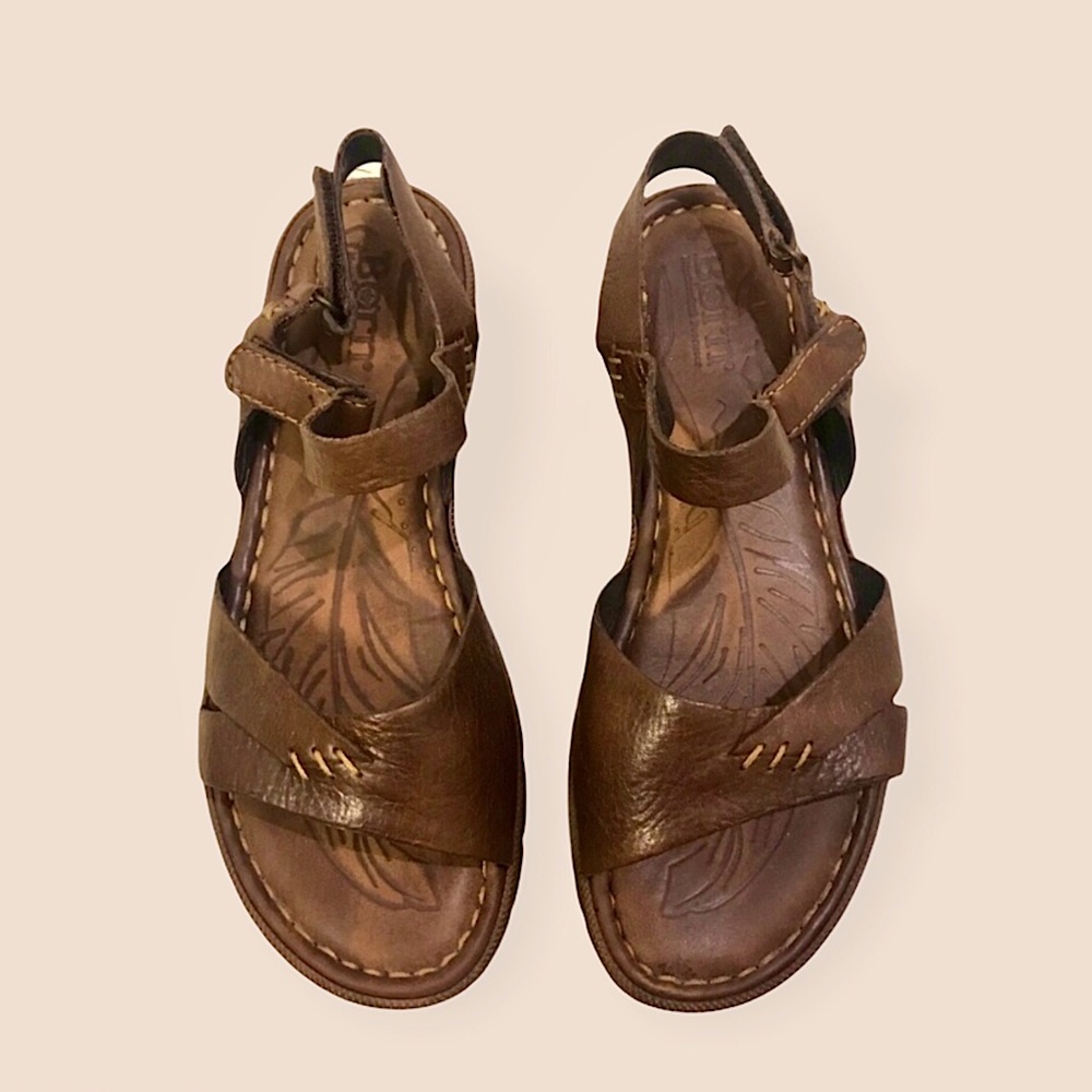 Born Pierre Genuine Leather Platform Casual Sandal - Picture 1 of 10